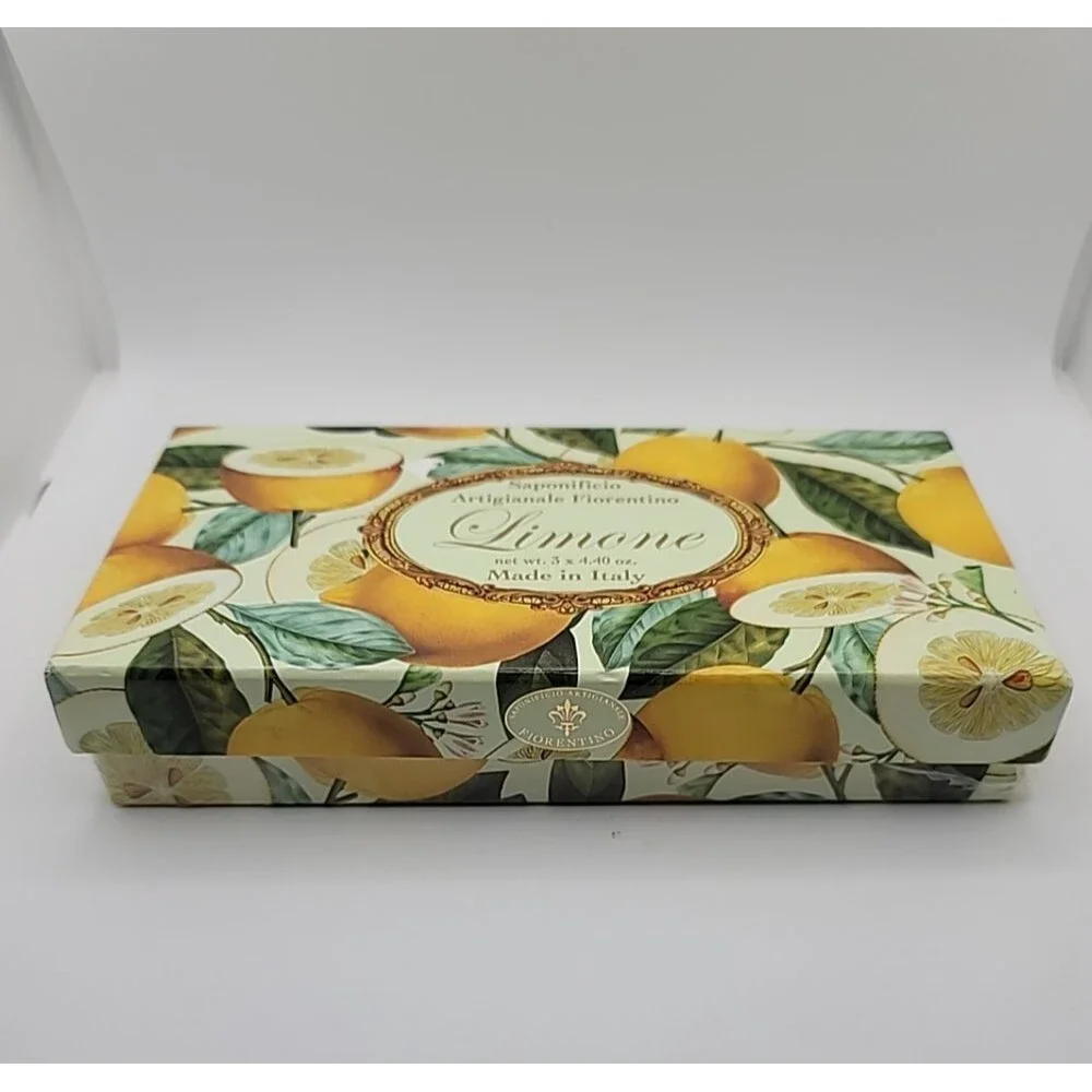 Saponificio Artigianale Fiorentino Lemon Scented Soaps (3) SEALED